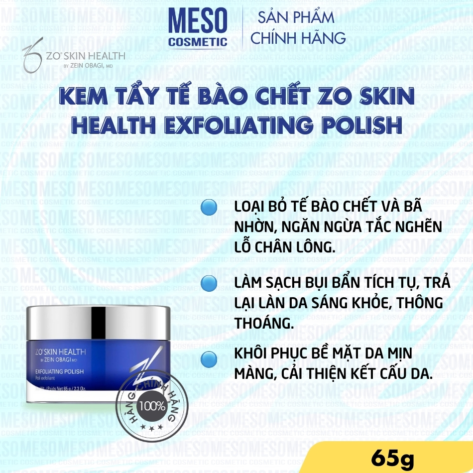 Kem tẩy tế bào chết Zo Skin Health Exfoliating Polish